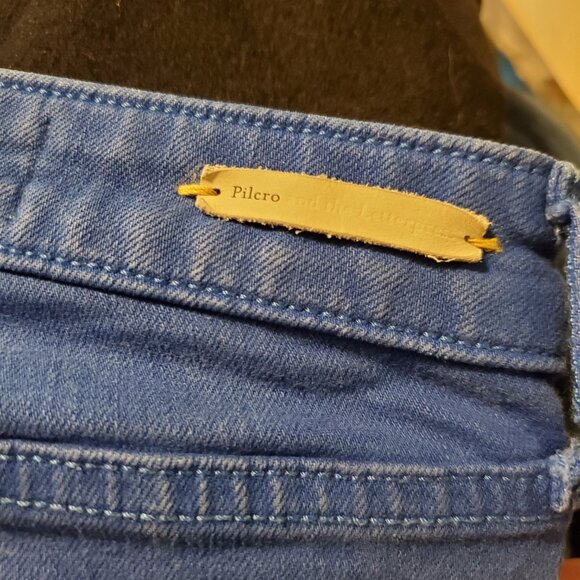 Anthropologie Pilcro and The Letterpress Stet Fit Jean Denim Shorts Cobalt Blue - Picture 7 of 15